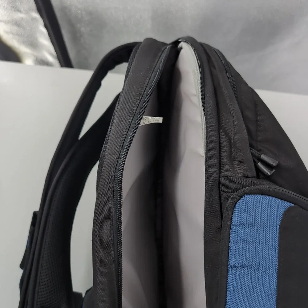 Lowepro Camera Backpack Black Blue Padded Photography Gear Bag Multi-Pocket